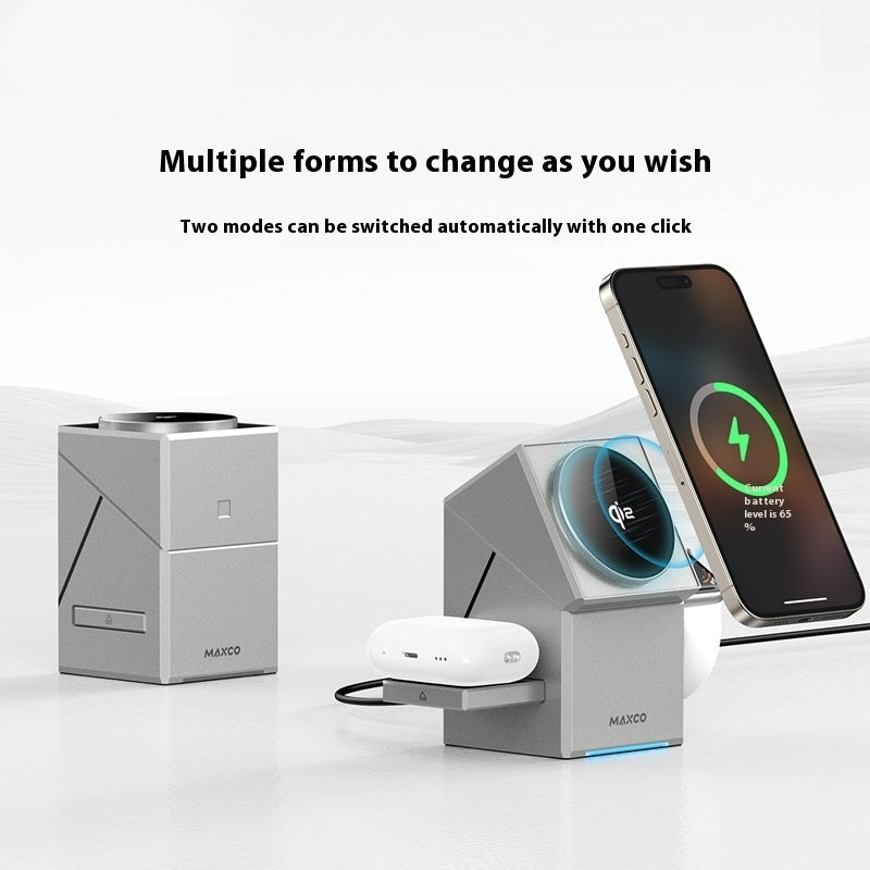 Magnetic Touch Rotating Wireless Charger