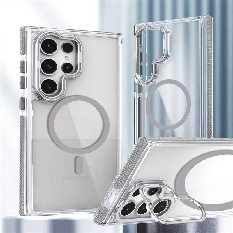 S25 ULTRA Phone Case Colorful Hardware Magnetic Suction