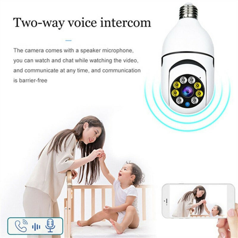 Light Bulb Camera 1080P Security Camera