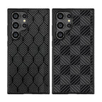 Carbon Fiber Square Twill Honeycomb Phone Case Compatible With S25 Ultra