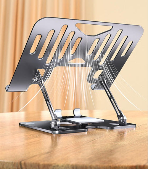 2 In 1 Metal Laptop Holder Phone Stand Laptop Stand Steel Laptop Riser