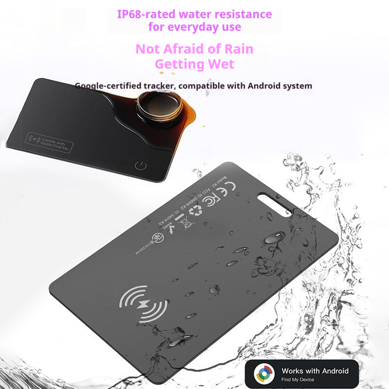 Ultra-thin Wireless Charging Card With Anti-loss Tracker