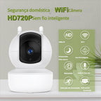Kamerë Sigurie Panoramike IP, Llampë Wifi 1080p