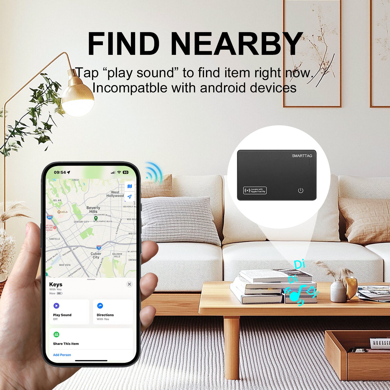 Anti-loss Card Airtag Tracker, Supports IOS Wallet Tracking