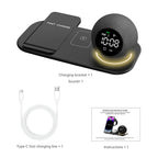 Multi Functional White Noise Ambient Light Alarm Clock Bluetooth Speaker