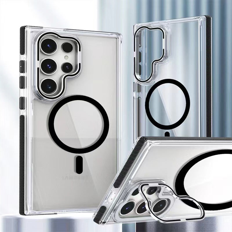 S25 ULTRA Phone Case Colorful Hardware Magnetic Suction