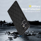 Carbon Fiber Square Twill Honeycomb Phone Case Compatible With S25 Ultra