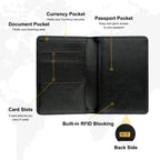 Genuine Leather Passport Case