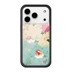 Stylish Little Animal Floral Phone Case For 17 Pro Max 16