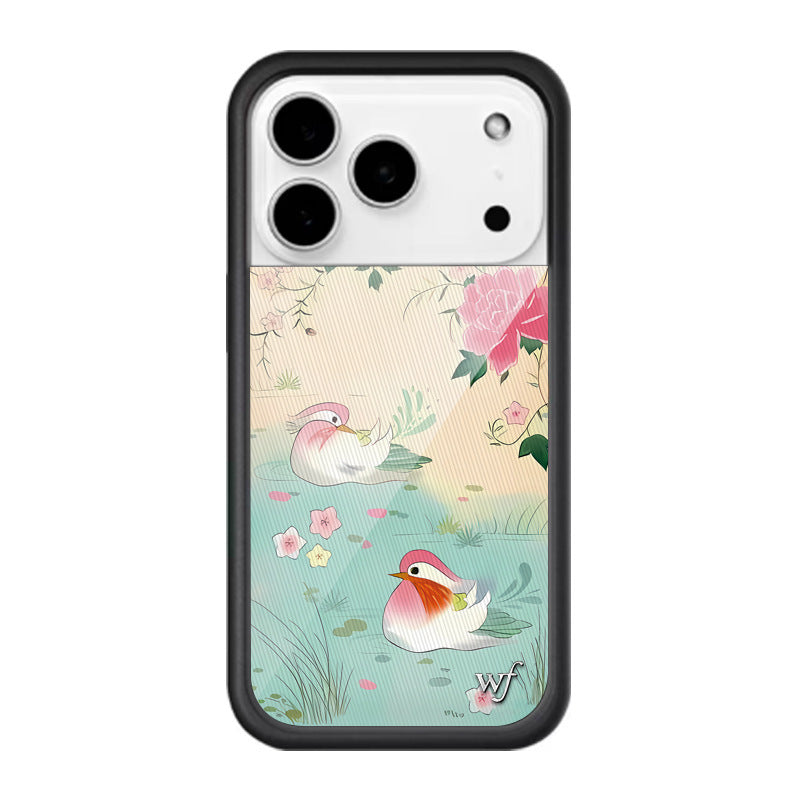 Stylish Little Animal Floral Phone Case For 17 Pro Max 16