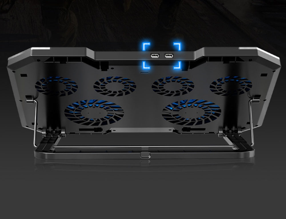 Laptop cooling base standers