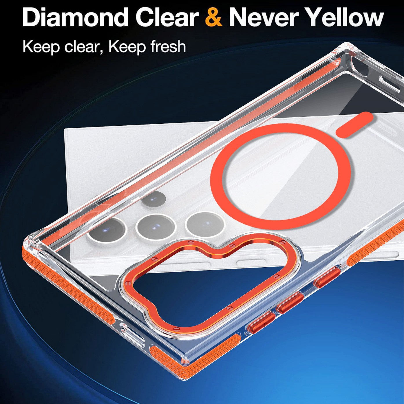 S25 ULTRA Phone Case Colorful Hardware Magnetic Suction