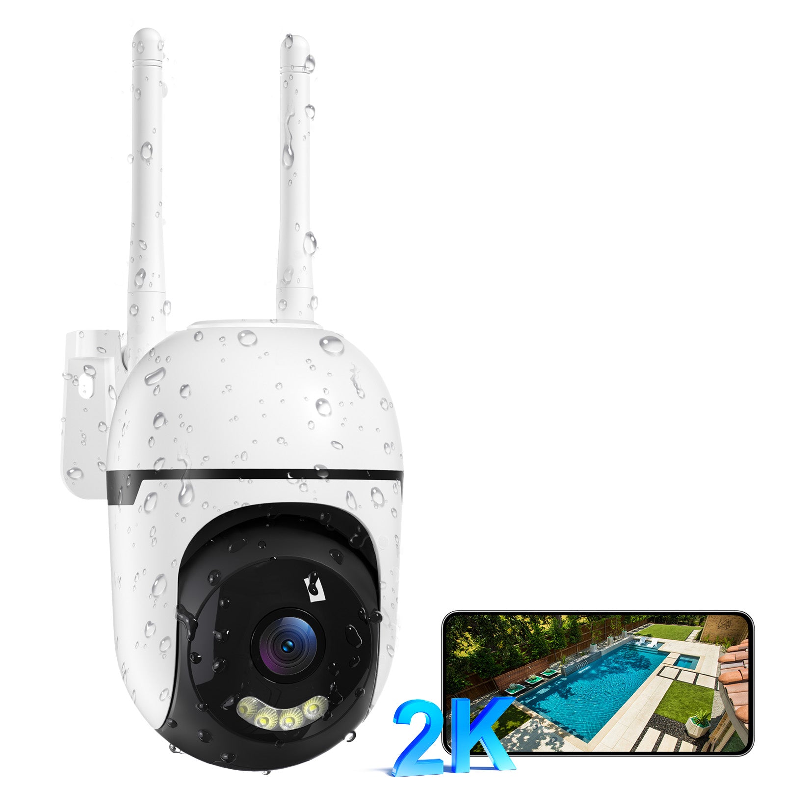 3MP PTZ Wireless Indoor Outdoor Camera