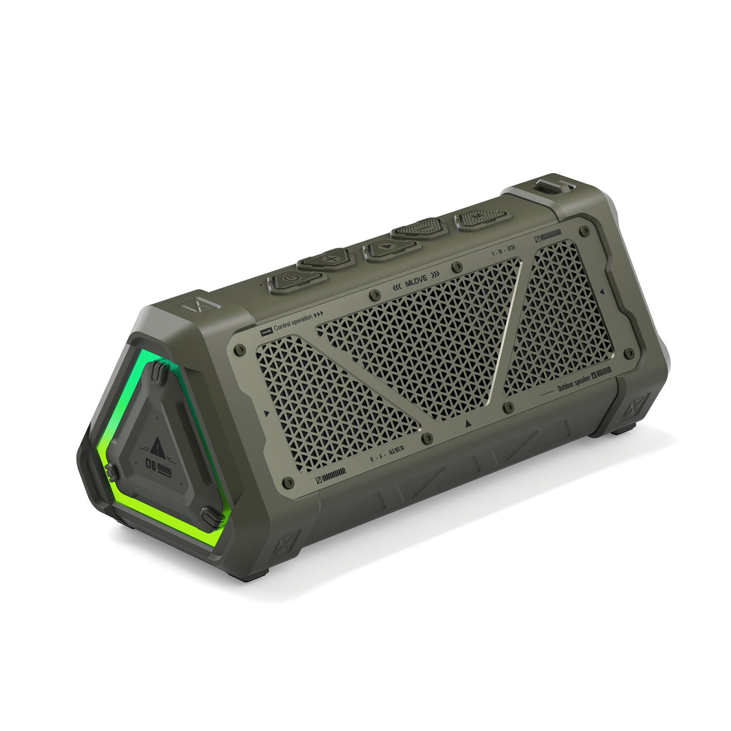 High-Power Portable Wireless Outdoor Bluetooth Speaker