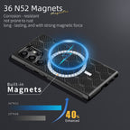 Carbon Fiber Square Twill Honeycomb Phone Case Compatible With S25 Ultra