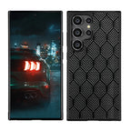Carbon Fiber Square Twill Honeycomb Phone Case Compatible With S25 Ultra