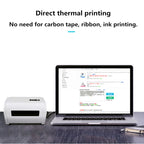 Thermal Barcode Label printers ePacket mini printer USB Bluetooth Printer Print width:40-110mm Electronic Surface Single
