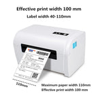 Thermal Barcode Label printers ePacket mini printer USB Bluetooth Printer Print width:40-110mm Electronic Surface Single