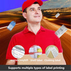 Thermal Barcode Label printers ePacket mini printer USB Bluetooth Printer Print width:40-110mm Electronic Surface Single