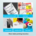 Thermal Barcode Label printers ePacket mini printer USB Bluetooth Printer Print width:40-110mm Electronic Surface Single