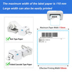 Thermal Barcode Label printers ePacket mini printer USB Bluetooth Printer Print width:40-110mm Electronic Surface Single