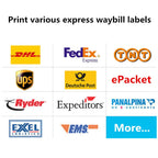 Thermal Barcode Label printers ePacket mini printer USB Bluetooth Printer Print width:40-110mm Electronic Surface Single