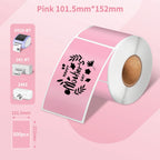 Shipping Labels Packs of 500 4X6 Per Fan-Fold Label for Phomemo 241BT D520BT B246D Label Printer Thermal Labels for Address Mail