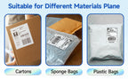 Shipping Labels Packs of 500 4X6 Per Fan-Fold Label for Phomemo 241BT D520BT B246D Label Printer Thermal Labels for Address Mail
