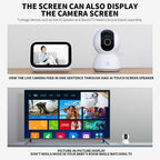 Xiaomi 360° Kamera Smart Sigurie në Shtëpi Mi PTZ 2K Kamera interneti 1296P 3 Megapixel Zbulim Njerëzor AI Kamera interneti me Vizion Nata Punon me Miji
