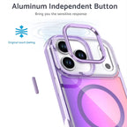 Metal Lens Magsafe Case for iPhone Magnetic Wireless Charging