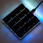 16 Key Automatic Click SayoDevice Programmable Hardware Keyboard Custom Shortcut Keys Mechanical Keyboard Black Small Keyboard