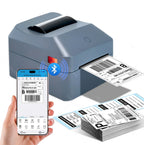 4inch Thermal Label Sticker Waybill Printer 1D 2D Barcodes Print Paper Support QR Code for DHL Fedex EMS Express 25-100mm Print