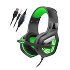 G7 LED Light Gaming Headset USB Stereo Surround Wired Headphone with Noise Reduction Mic Earphones for Computer PC Gamer