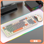Keyboard 94 Keys 90% Layout Spanish Russian Korean Arabic Keyboard USB Wired RGB Light Volume Knob Ergonomics Gaming Office K82