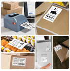 4inch Thermal Label Sticker Waybill Printer 1D 2D Barcodes Print Paper Support QR Code for DHL Fedex EMS Express 25-100mm Print
