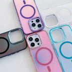 Metal Lens Magsafe Case for iPhone Magnetic Wireless Charging