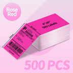 Shipping Labels Packs of 500 4X6 Per Fan-Fold Label for Phomemo 241BT D520BT B246D Label Printer Thermal Labels for Address Mail