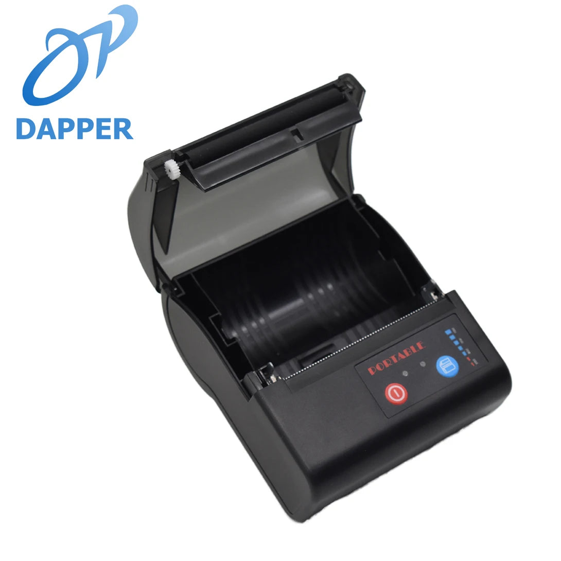 80mm Handy Portable Mini Printer Wireless Inkless Thermal Label Barcode Printer with Android IOS Bill Printing Machine for Phone