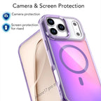 Metal Lens Magsafe Case for iPhone Magnetic Wireless Charging