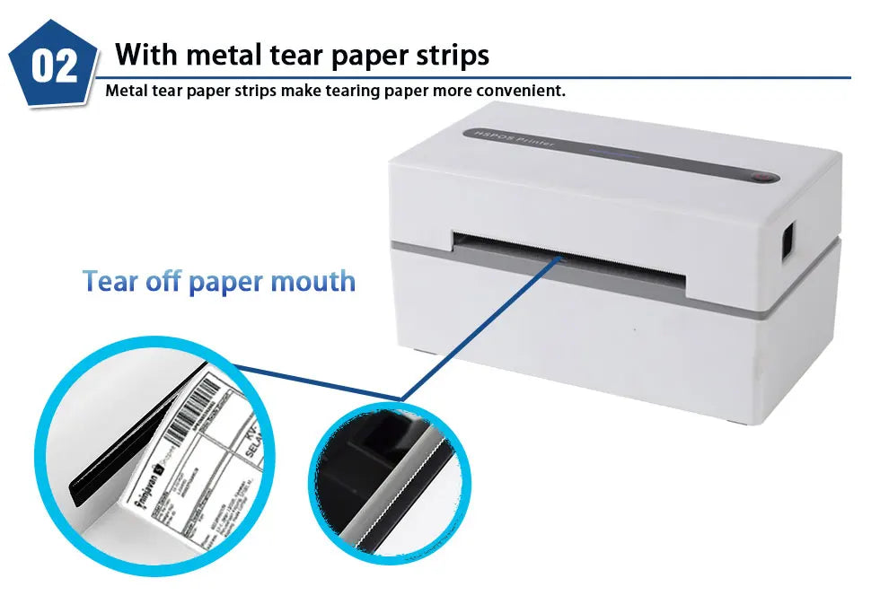 Upgraded Model Blue Tooth Label Printer with Adjustable Size Range of 25-108 mm HS-K38