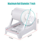 Label Holder for 4x6 Labels Printer Rolls Fanfold Labels 2 in 1 Work for Desktop Themal Label Sticker Dispenser Detachable