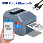 4inch Thermal Label Sticker Waybill Printer 1D 2D Barcodes Print Paper Support QR Code for DHL Fedex EMS Express 25-100mm Print