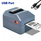 4inch Thermal Label Sticker Waybill Printer 1D 2D Barcodes Print Paper Support QR Code for DHL Fedex EMS Express 25-100mm Print
