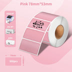 Shipping Labels Packs of 500 4X6 Per Fan-Fold Label for Phomemo 241BT D520BT B246D Label Printer Thermal Labels for Address Mail