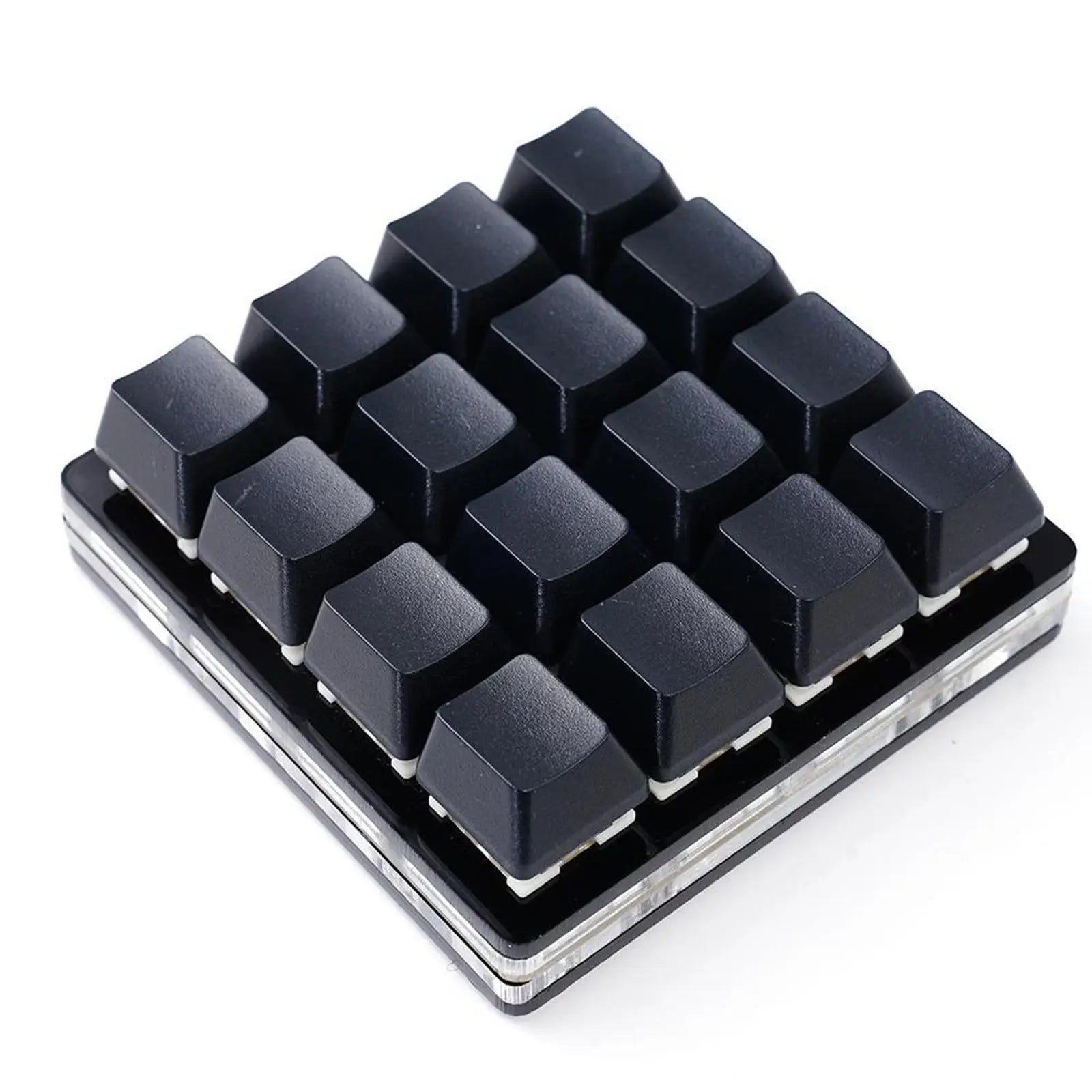 16 Key Automatic Click SayoDevice Programmable Hardware Keyboard Custom Shortcut Keys Mechanical Keyboard Black Small Keyboard
