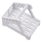 Label Holder for 4x6 Labels Printer Rolls Fanfold Labels 2 in 1 Work for Desktop Themal Label Sticker Dispenser Detachable