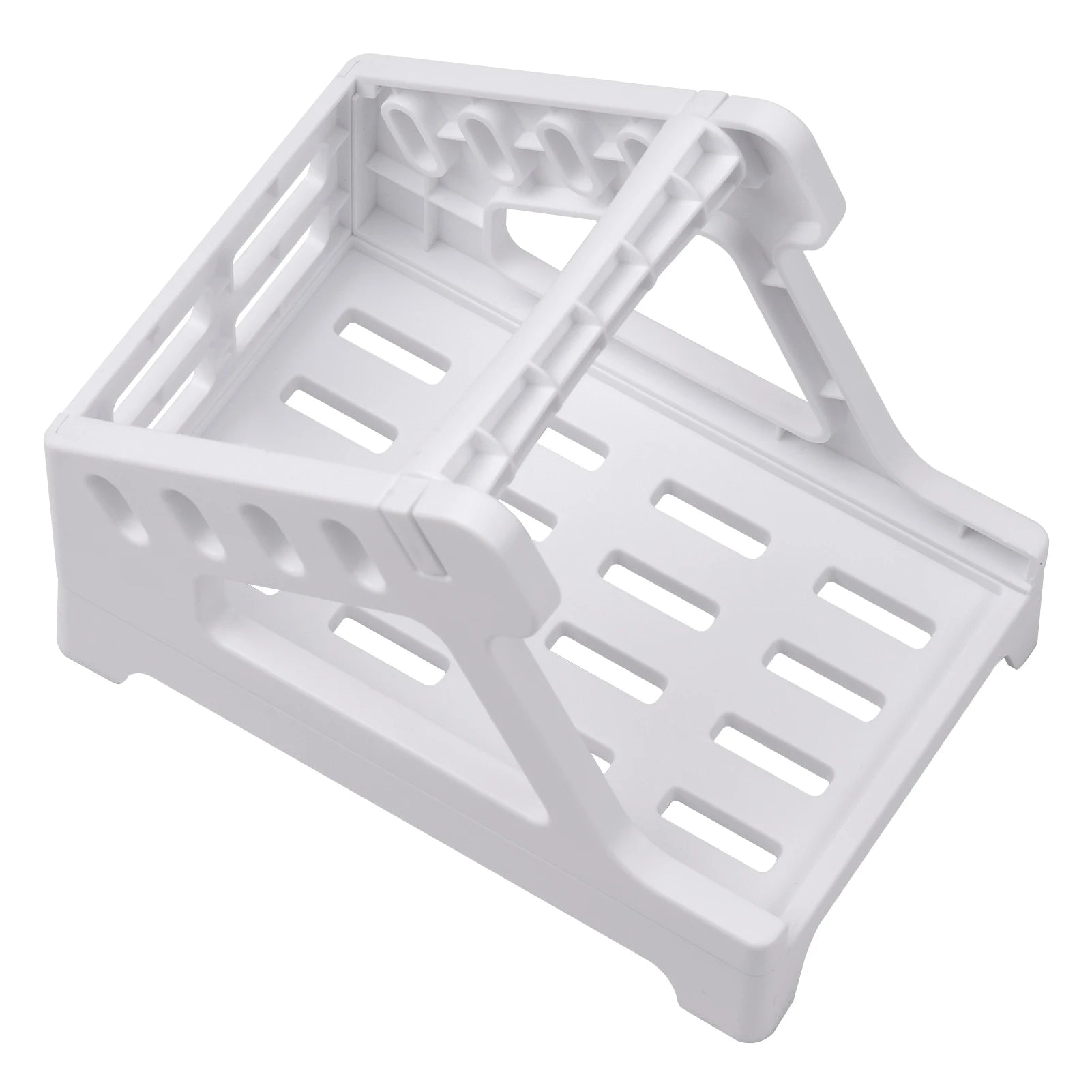 Label Holder for 4x6 Labels Printer Rolls Fanfold Labels 2 in 1 Work for Desktop Themal Label Sticker Dispenser Detachable