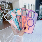 Metal Lens Magsafe Case for iPhone Magnetic Wireless Charging