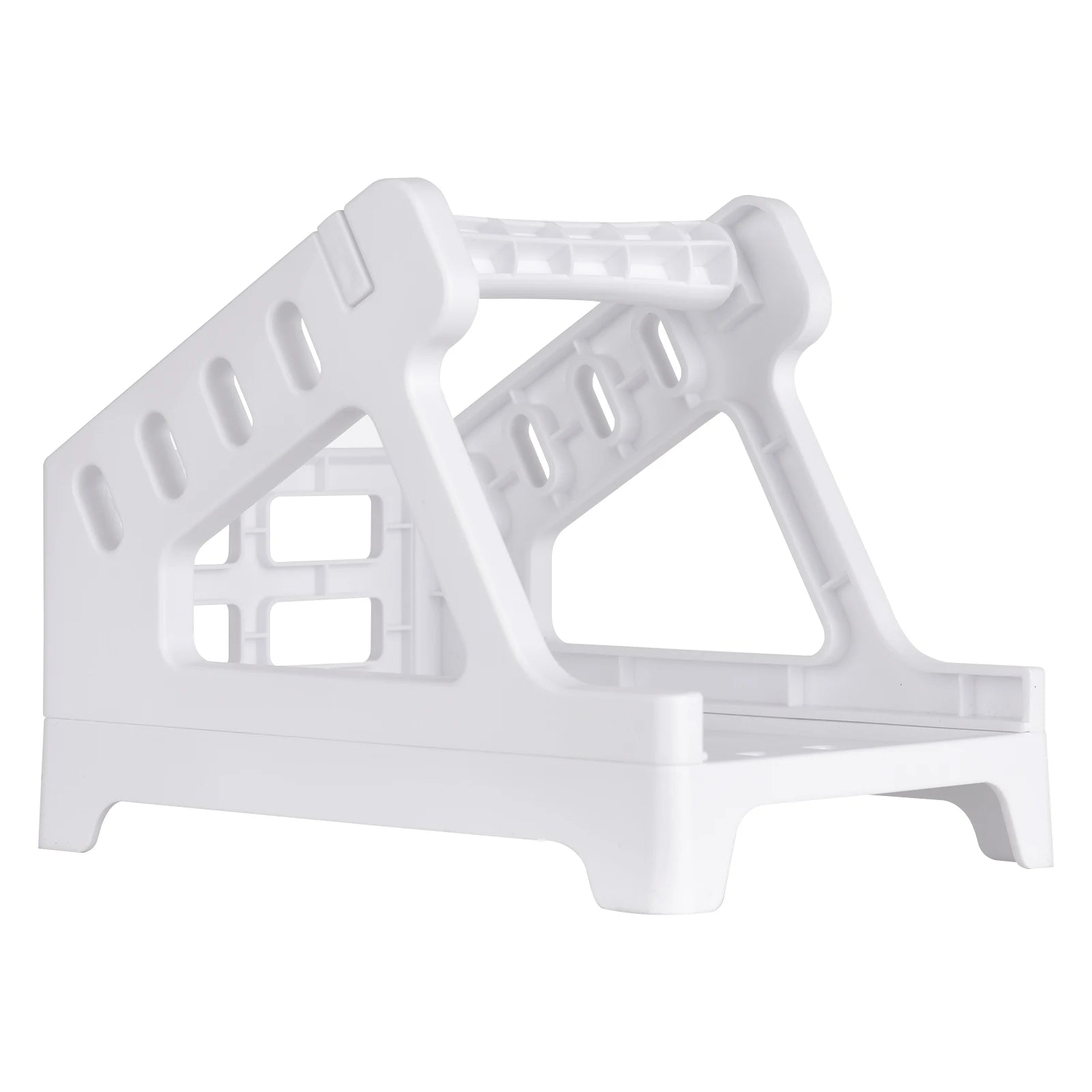 Label Holder for 4x6 Labels Printer Rolls Fanfold Labels 2 in 1 Work for Desktop Themal Label Sticker Dispenser Detachable