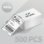 Shipping Labels Packs of 500 4X6 Per Fan-Fold Label for Phomemo 241BT D520BT B246D Label Printer Thermal Labels for Address Mail